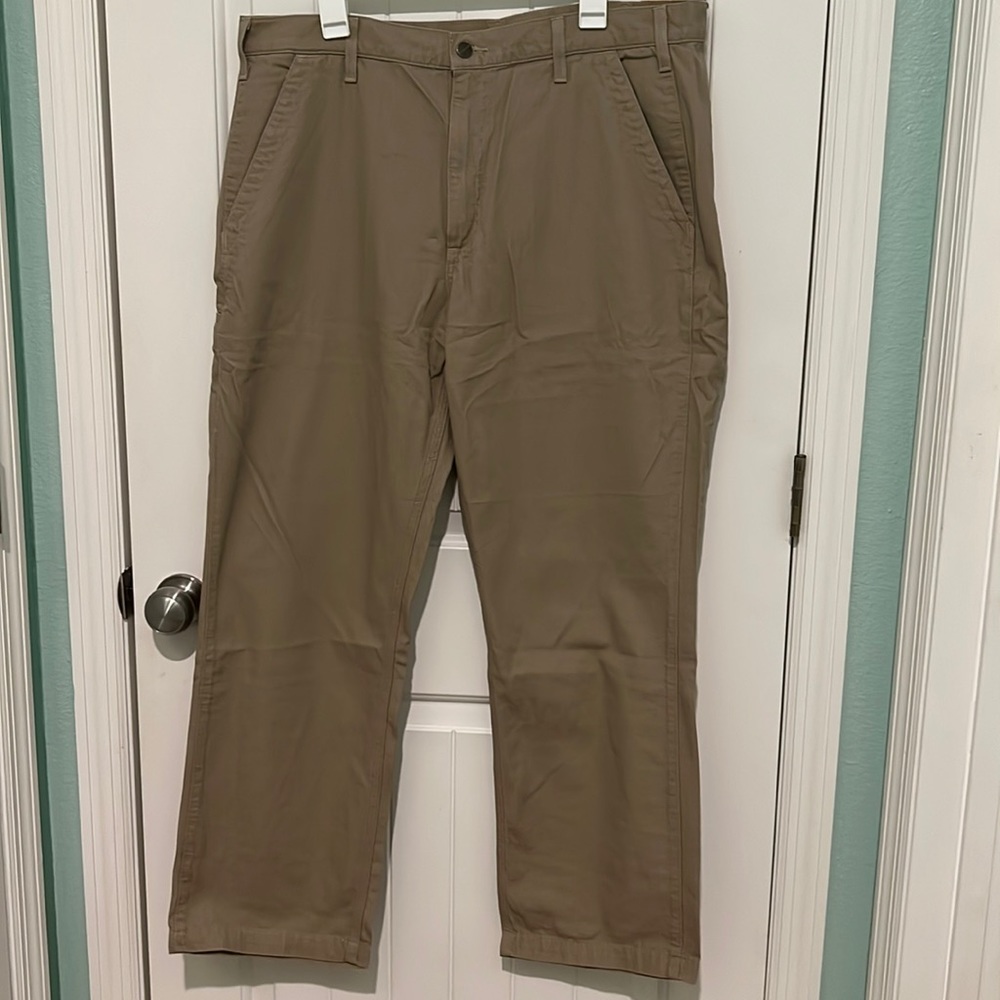 Carhartt relaxed fit canvas khaki